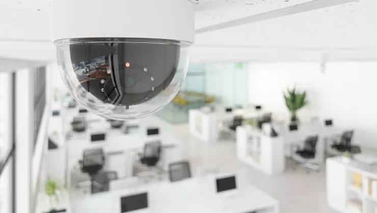 Security camera installation